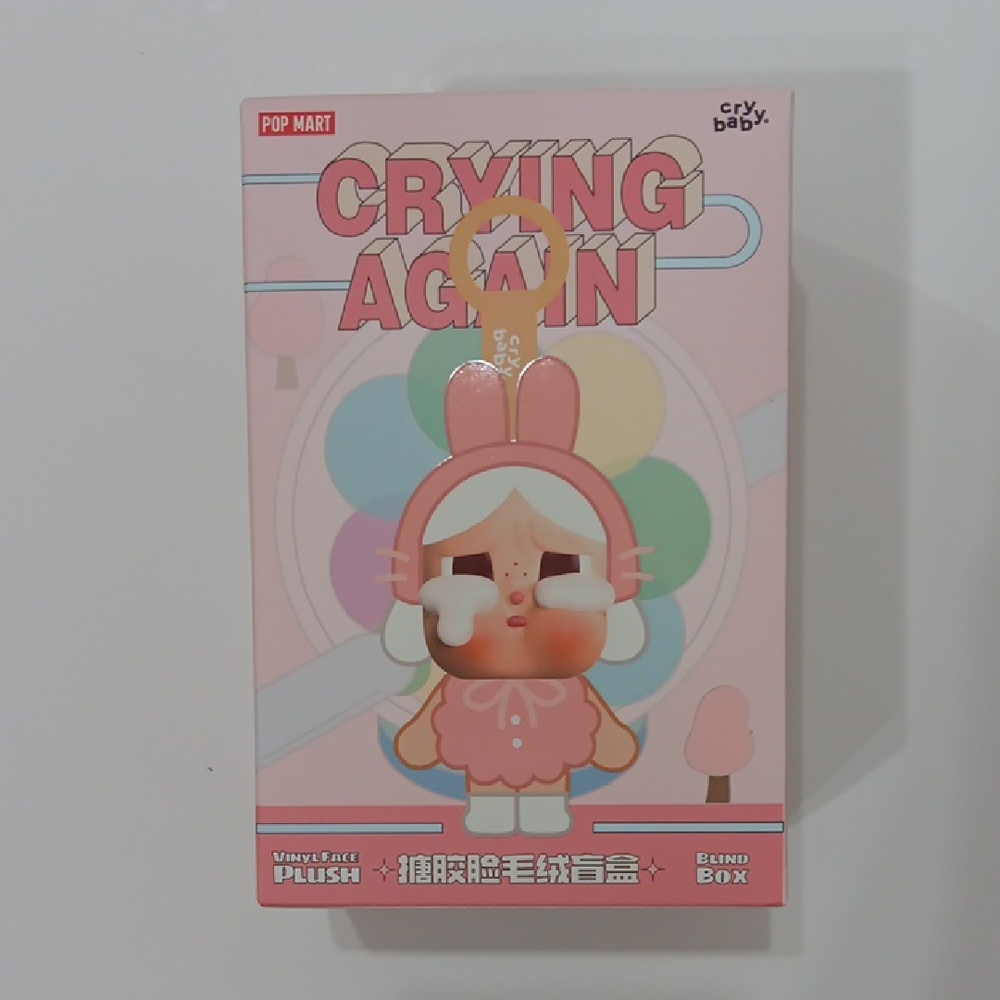 SHE'S ALICE Pop Mart Pop Now Crybaby Crying Again Plush Keychain